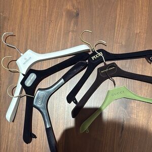 Designer Clothing Hangers Set GUCCI, BOTTEGA etc.
